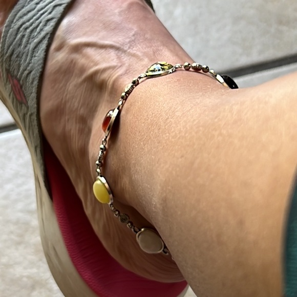 22193 Multi-color Chalkra Anklet - Picture 7 of 9